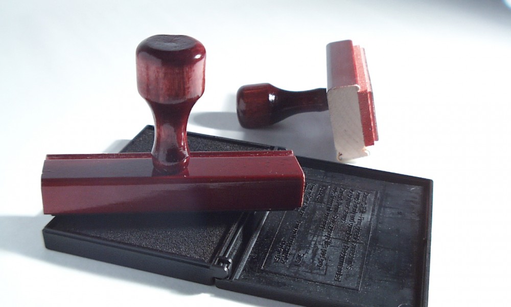 Rubber stamps
