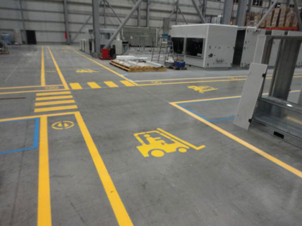 warehouse line marking in Melbourne